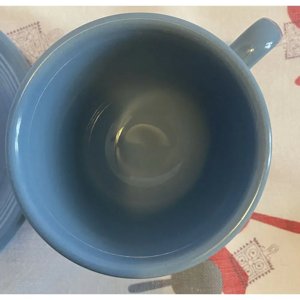 Fiestaware Periwinkle Classic 7oz Teacup & Saucer